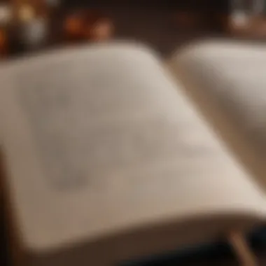 Wisdom in Words: A Journey Through Quotes A close-up of an open book with highlighted quotes, symbolizing wisdom and reflection.