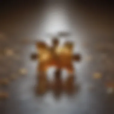 A puzzle piece fitting perfectly into place representing clarity in mental health