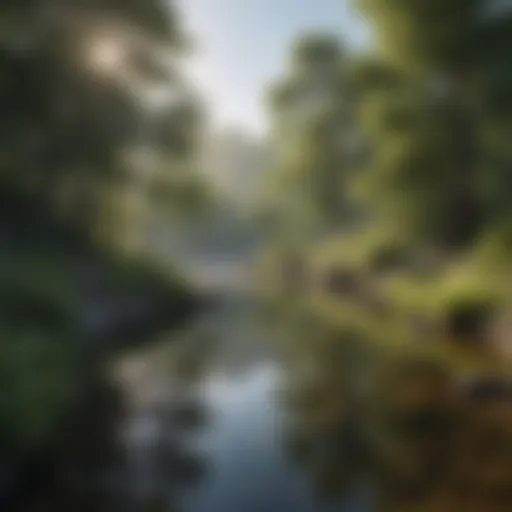 A serene landscape symbolizing tranquility and mental peace