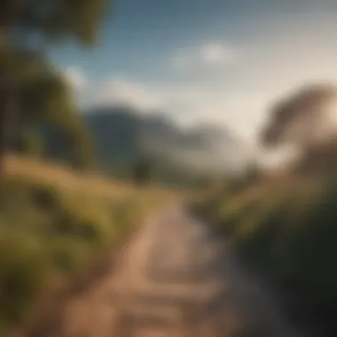 A Path to Self-Discovery A serene landscape symbolizing self-reflection