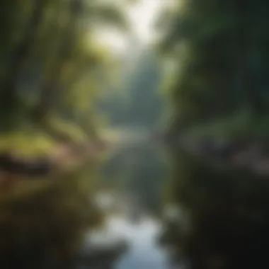 Tranquility in Nature A serene landscape reflecting a sense of tranquility and joy.