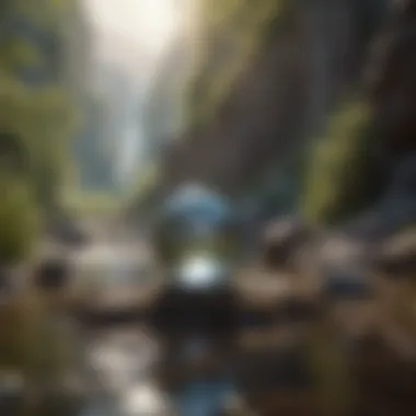 Inner Peace and Self-Acceptance A serene landscape symbolizing inner peace