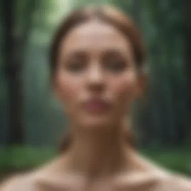 The Power of Self-Awareness A serene moment reflecting self-awareness in solitude