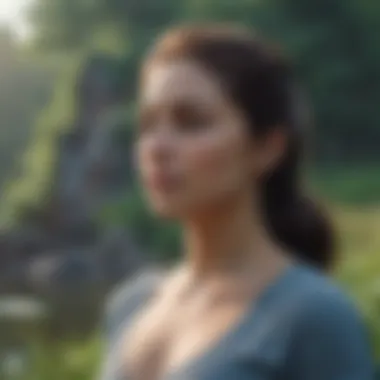 A serene landscape symbolizing inner peace and self-acceptance