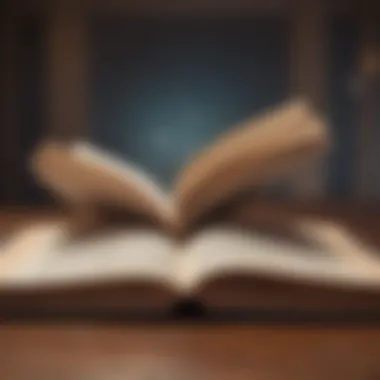 Words of Wisdom: The Impact of Motivational Quotes An open book with motivational text, representing wisdom and learning