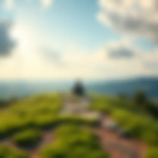 A serene landscape symbolizing inner peace and self-discovery