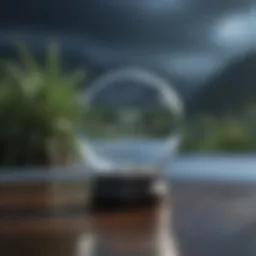 Inspiring quote on a serene background