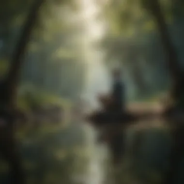 Harmony in Nature: The Art of Outdoor Meditation A person meditating in nature to achieve balance.