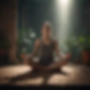 Meditation for Emotional Mastery A person meditating in a calm setting