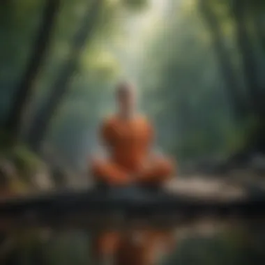 The Role of Mindfulness in Change Mindfulness practice in a serene setting