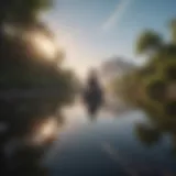 A serene landscape symbolizing inner peace and self-reflection