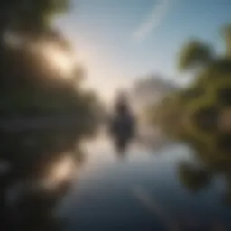 A serene landscape symbolizing inner peace and self-reflection