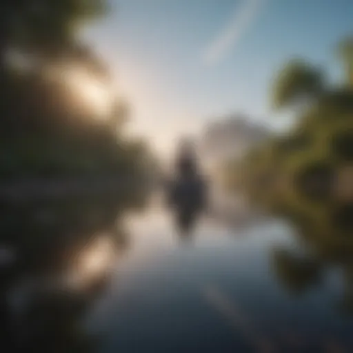 A serene landscape symbolizing inner peace and self-reflection