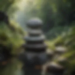 A serene landscape representing tranquility and peace of mind