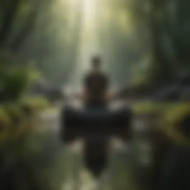 Cultivating Mindfulness for Inner Peace Person practicing mindfulness in a calm environment