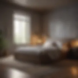 Serene bedroom environment promoting restful sleep