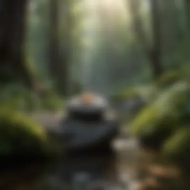 Mindfulness in Nature Mindfulness practice in a serene environment