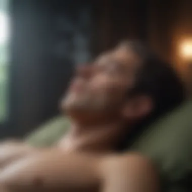 Implementing Deep Breathing Techniques An individual practicing deep breathing exercises in a calm environment