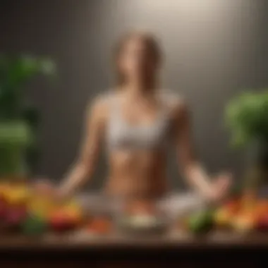Nourishing the Body for Enhanced Well-Being A vibrant display of healthy foods symbolizing wellness