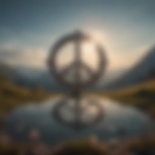 A serene landscape symbolizing peace and resolution