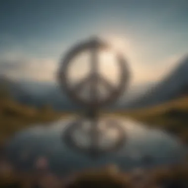 Symbol of Inner Peace A serene landscape symbolizing peace and resolution