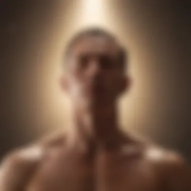Cultivating emotional health through meditation Abstract representation of emotional well-being