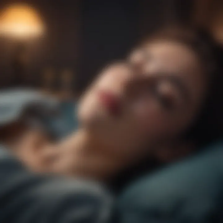 Serene night scene symbolizing improved sleep