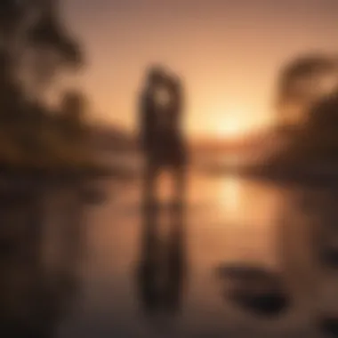 The Beauty of Romantic Landscapes A serene landscape at sunset, evoking feelings of romance.