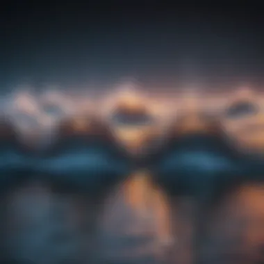 The Science of Sound and Emotion An abstract representation of sound waves intertwining with calming colors