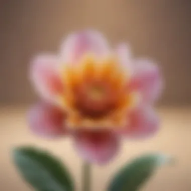 Symbol of Individuality A close-up of a blooming flower symbolizing individuality