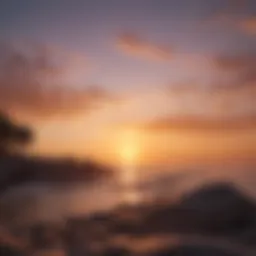 A serene sunset symbolizing love