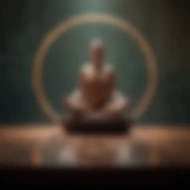 Emotional Balance Through Practices A visual metaphor for emotional balance through meditation and prayer