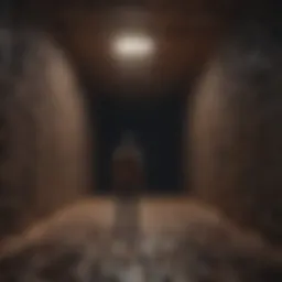 A complex maze symbolizing the tangled thoughts of obsession