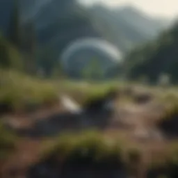 A serene landscape symbolizing personal growth and tranquility