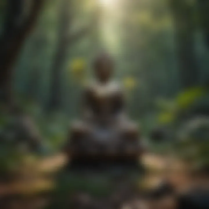 Nature scene symbolizing inner peace