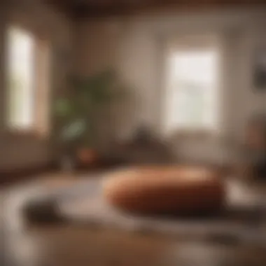 Creating Comfort: Essential Tools for Mindful Meditation A collection of meditation cushions arranged in a tranquil room
