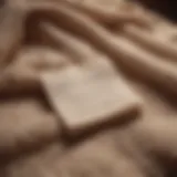 A heartwarming handwritten note placed on a cozy blanket