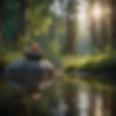 Nature's Influence on Mindfulness A tranquil outdoor setting promoting mindfulness.