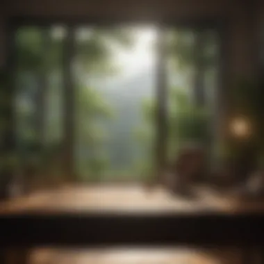 Creating a Soothing Environment A calming workspace with natural elements