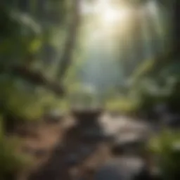 A serene landscape representing inner peace.