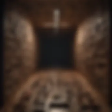 Navigating Through Anxiety Visual metaphor for coping strategies through a maze