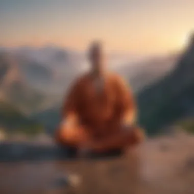Conceptual Illustration of Mindfulness and Confidence Conceptual illustration of mindfulness and confidence