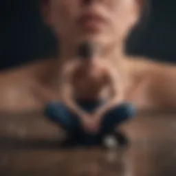 Abstract representation of anxiety