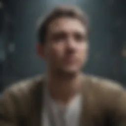 Visual representation of depression's impact on social interactions