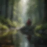A serene landscape reflecting tranquility