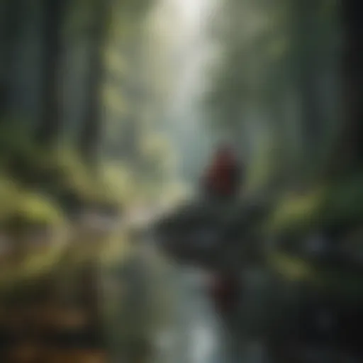 A serene landscape reflecting tranquility