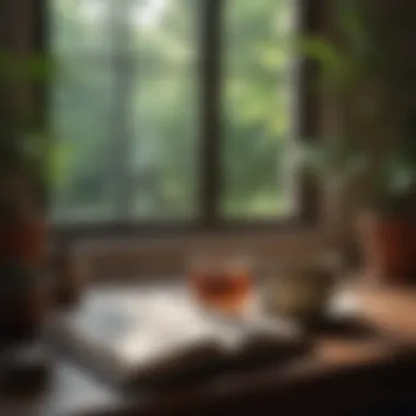Finding Comfort: The Importance of a Personal Sanctuary A cozy corner with a cup of herbal tea and a book