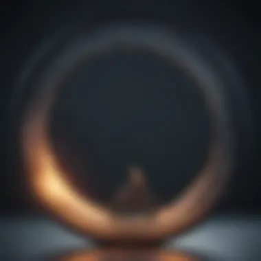 Conceptual illustration representing the cycle of negative thought patterns