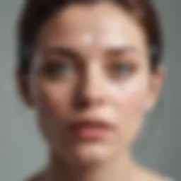 A broken mirror reflecting fragmented self-perception