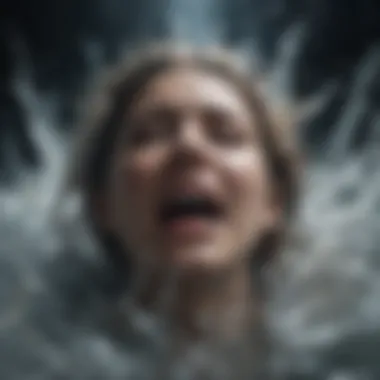Emotional Chaos and Turmoil An abstract representation of emotional chaos